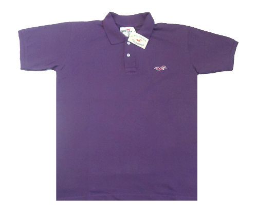 Camisa Polo Hollister Roxa